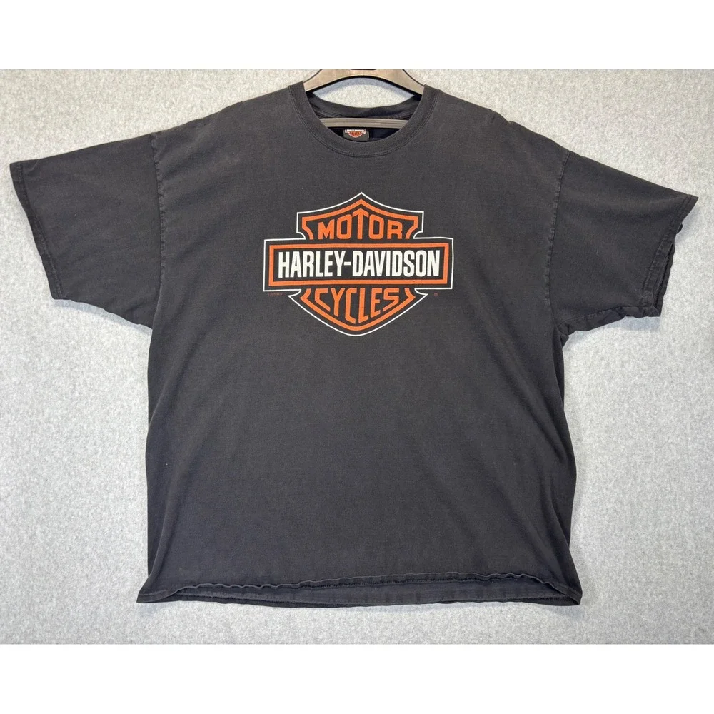 Harley-Davidson Quantico VA Military Graphic T-Shirt Black Hanes Beefy-T Men 2XL